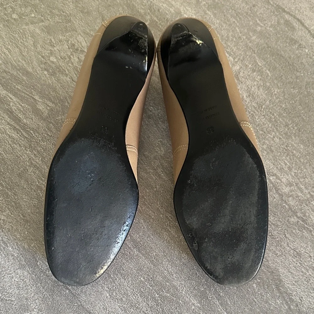 Hermes Tan Women's Loafers - Picture 3 of 7